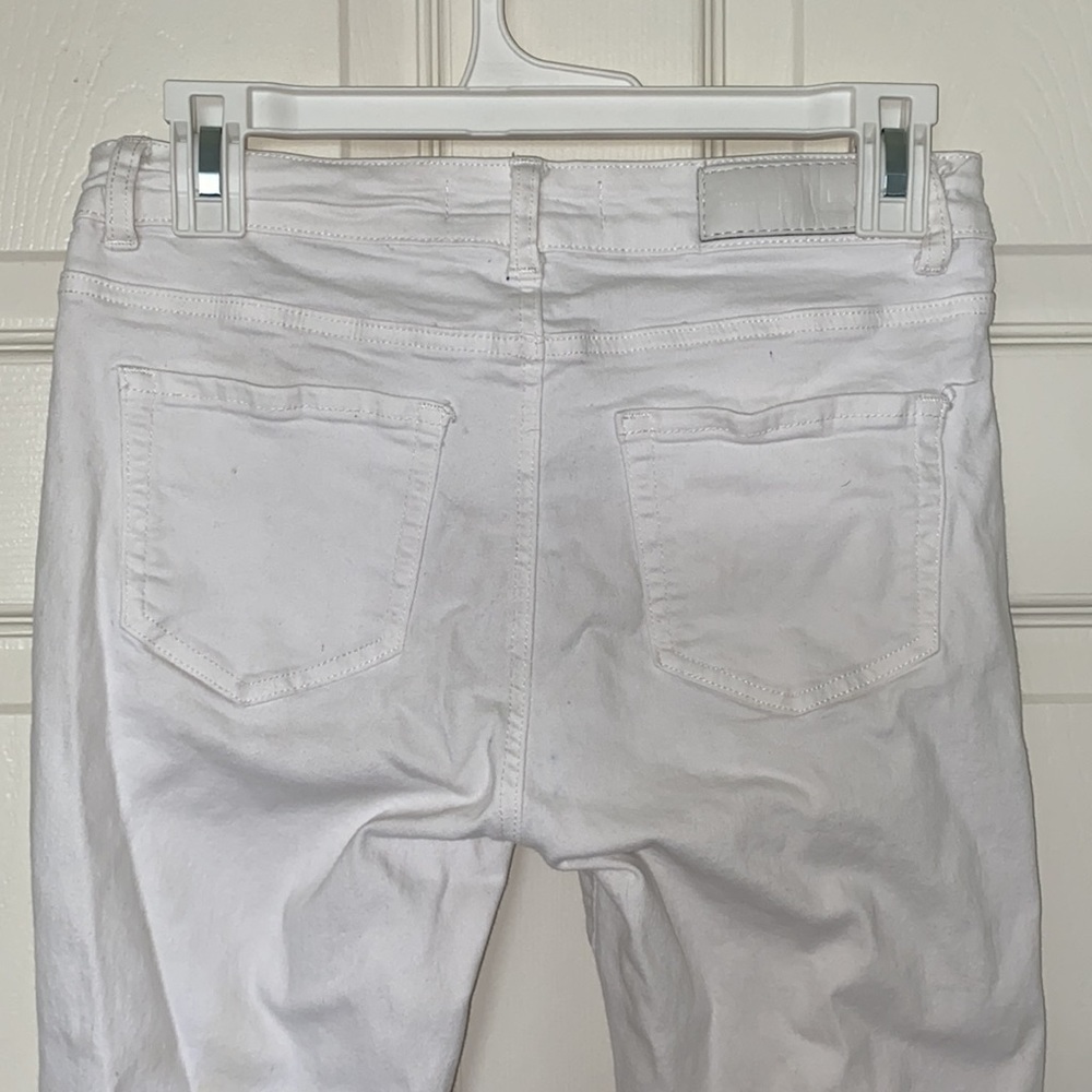 White Denim Capris - Picture 5 of 6